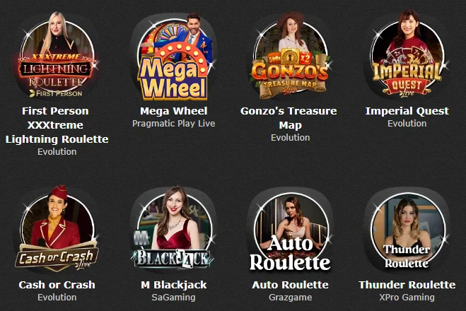 7Gold Casino live games